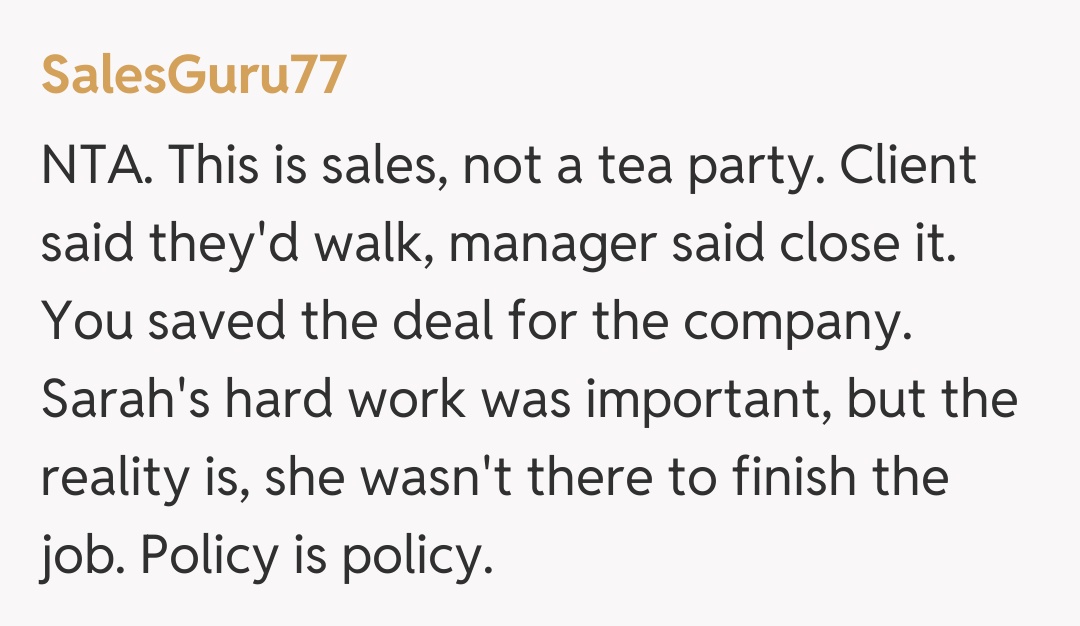 Comentariu de la SalesGuru77