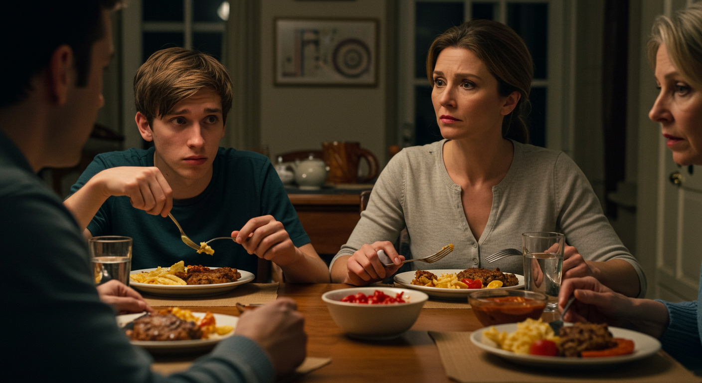AITA if i ask my daughter's Deipnophobic boyfriend not to come over when we are eating?