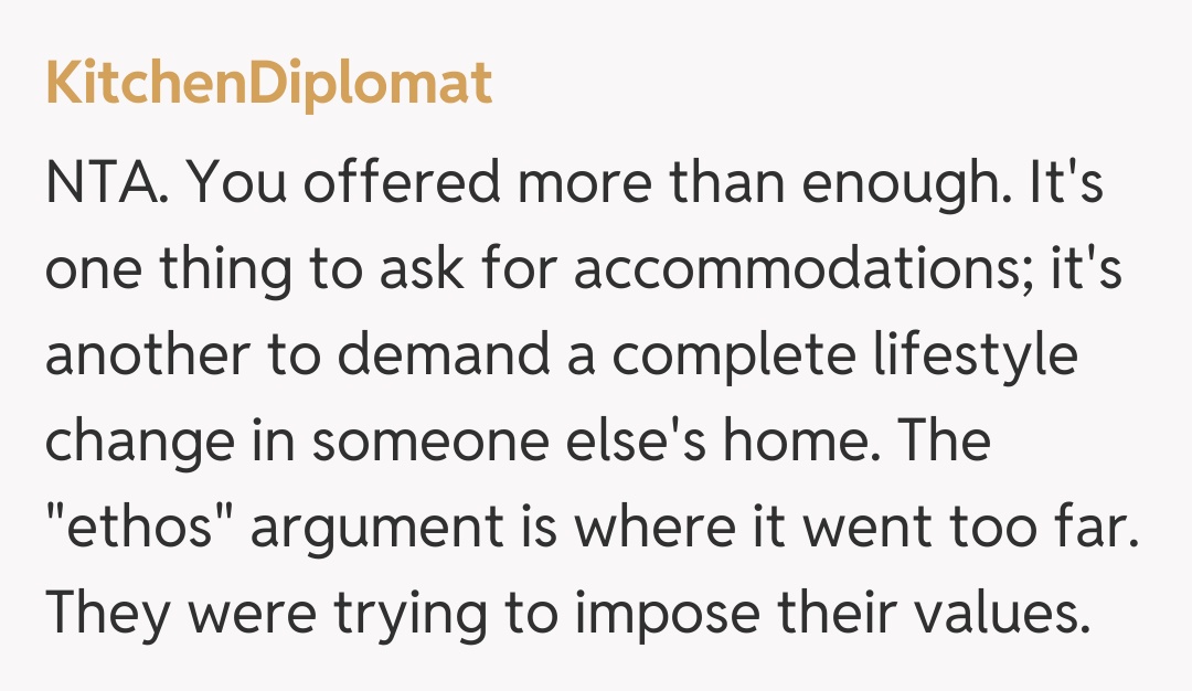 Comentariu de la KitchenDiplomat
