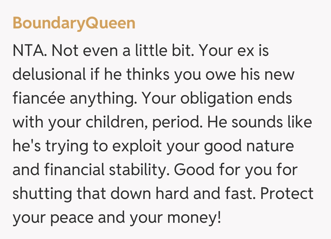 Comentariu de la BoundaryQueen