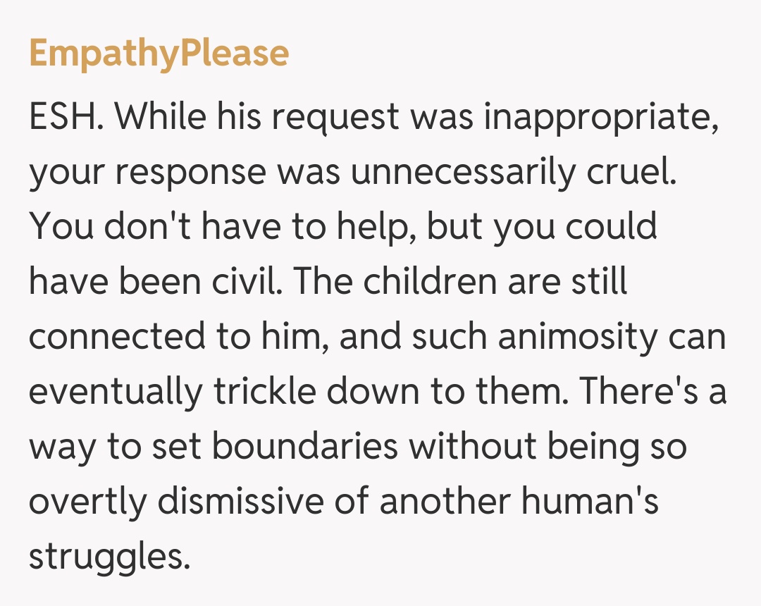 Comentariu de la EmpathyPlease