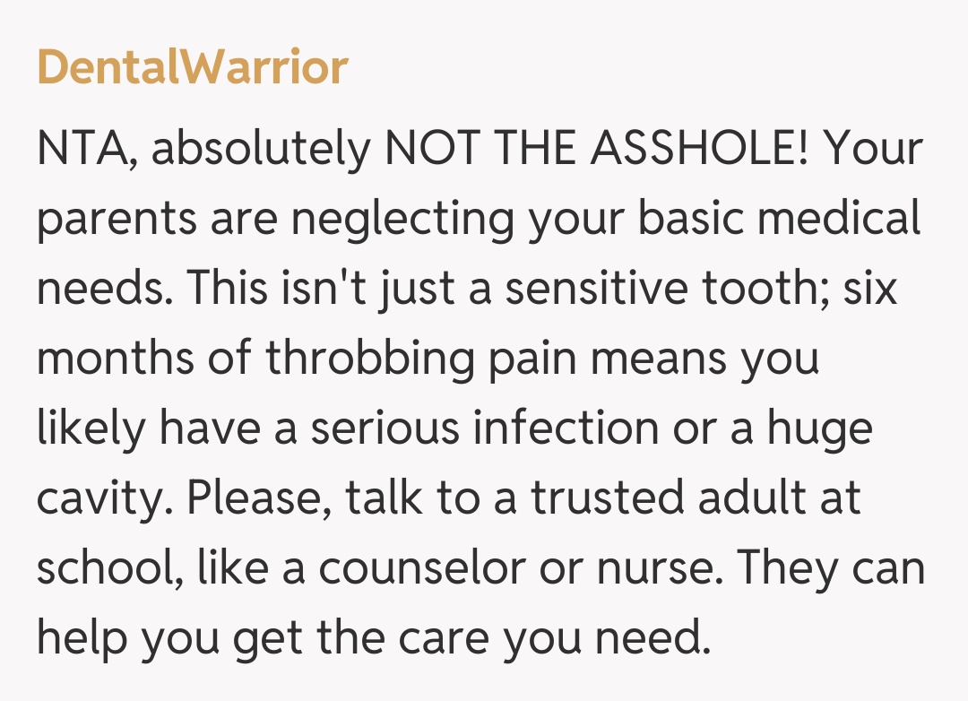 Comentariu de la DentalWarrior