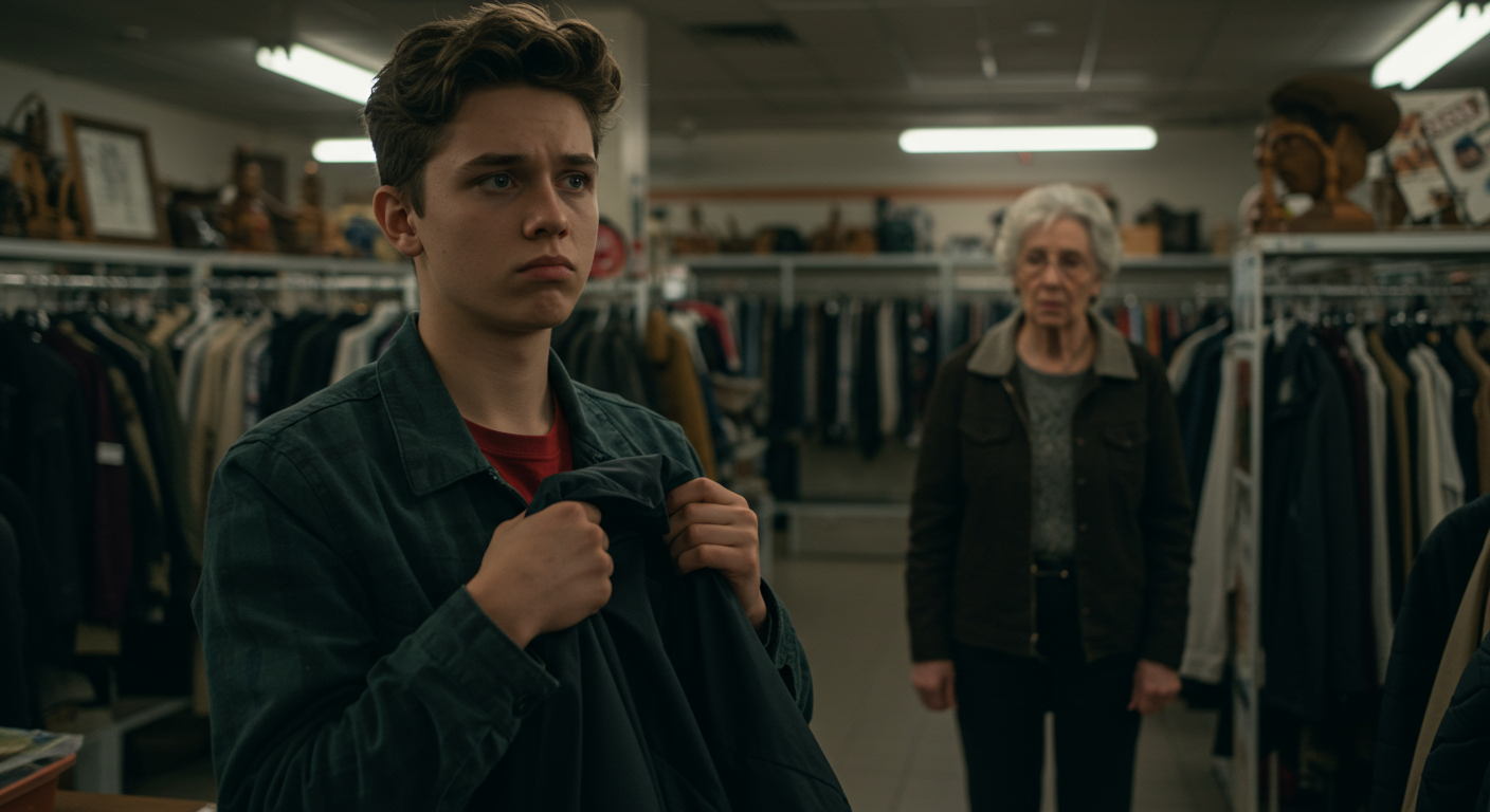 AITAH for buying a donated jacket at the thrift store i work at?