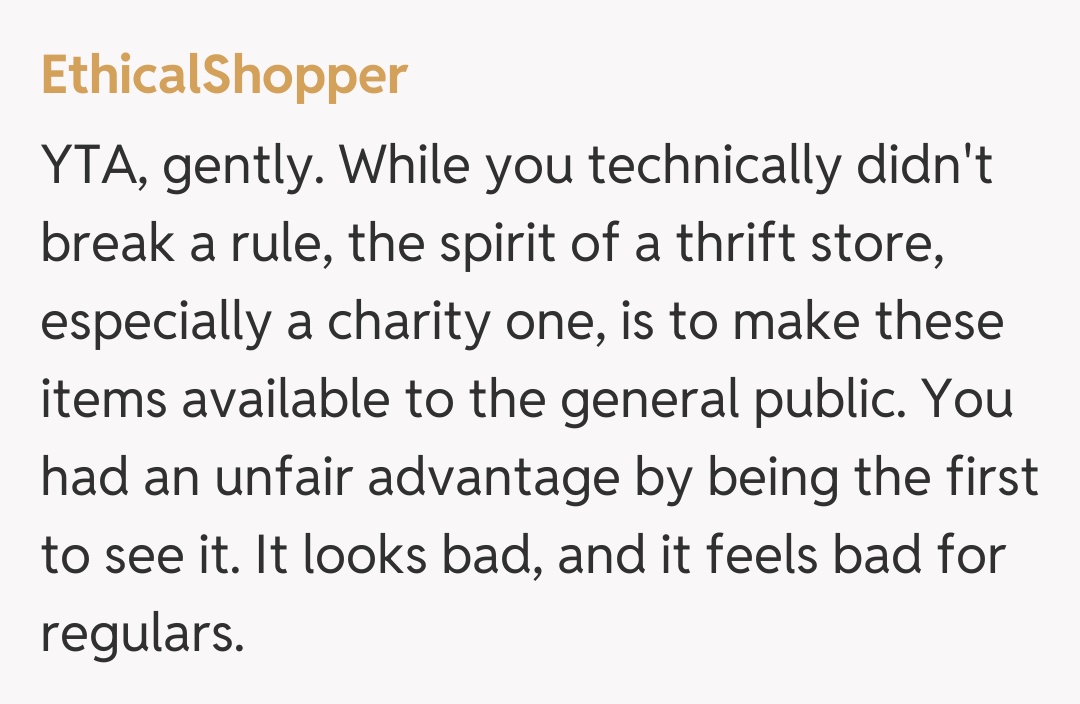 Comentariu de la EthicalShopper