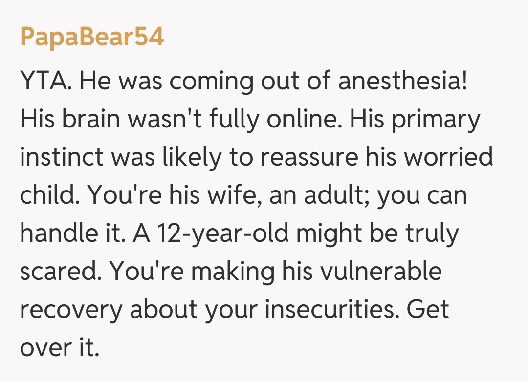 Comentariu de la PapaBear54