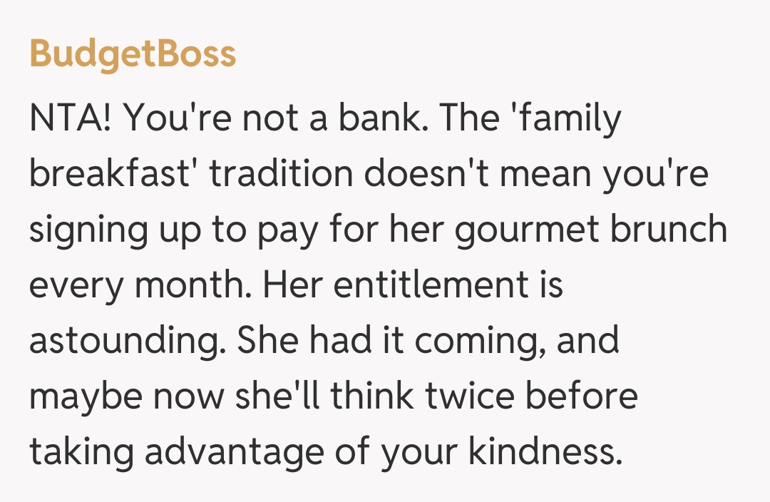 Comentariu de la BudgetBoss