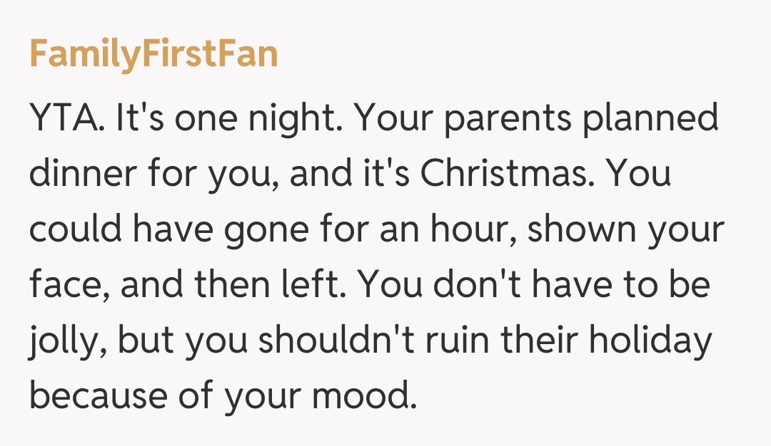 Comentariu de la FamilyFirstFan