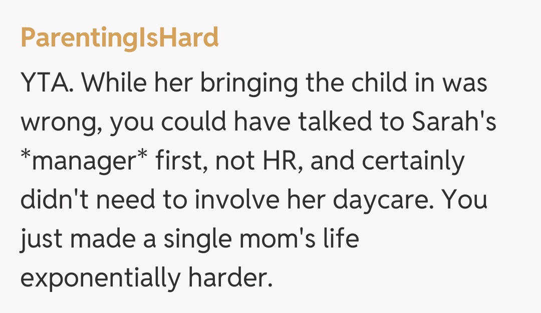 Comentariu de la ParentingIsHard