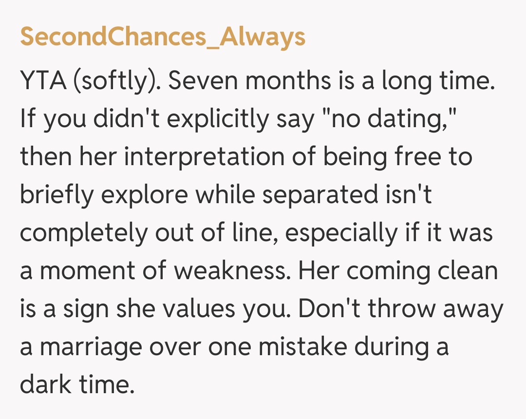 Comentariu de la SecondChances_Always