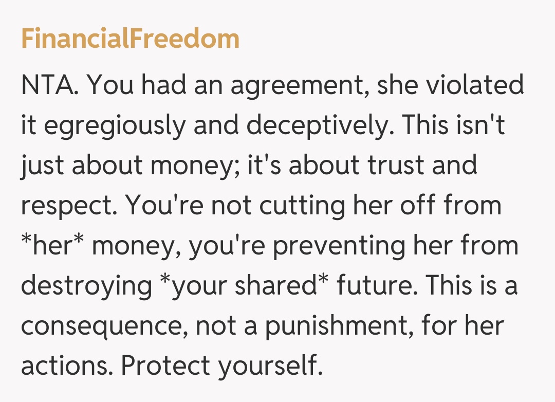 Comentariu de la FinancialFreedom
