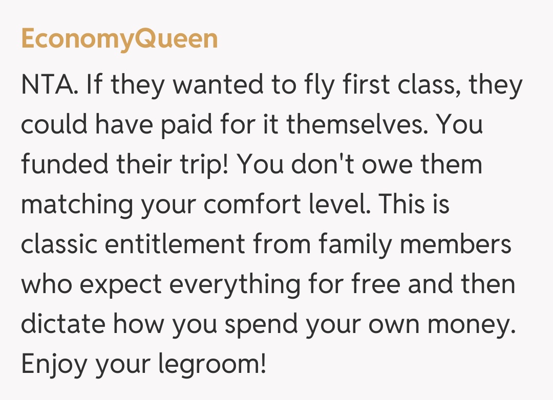 Comentariu de la EconomyQueen