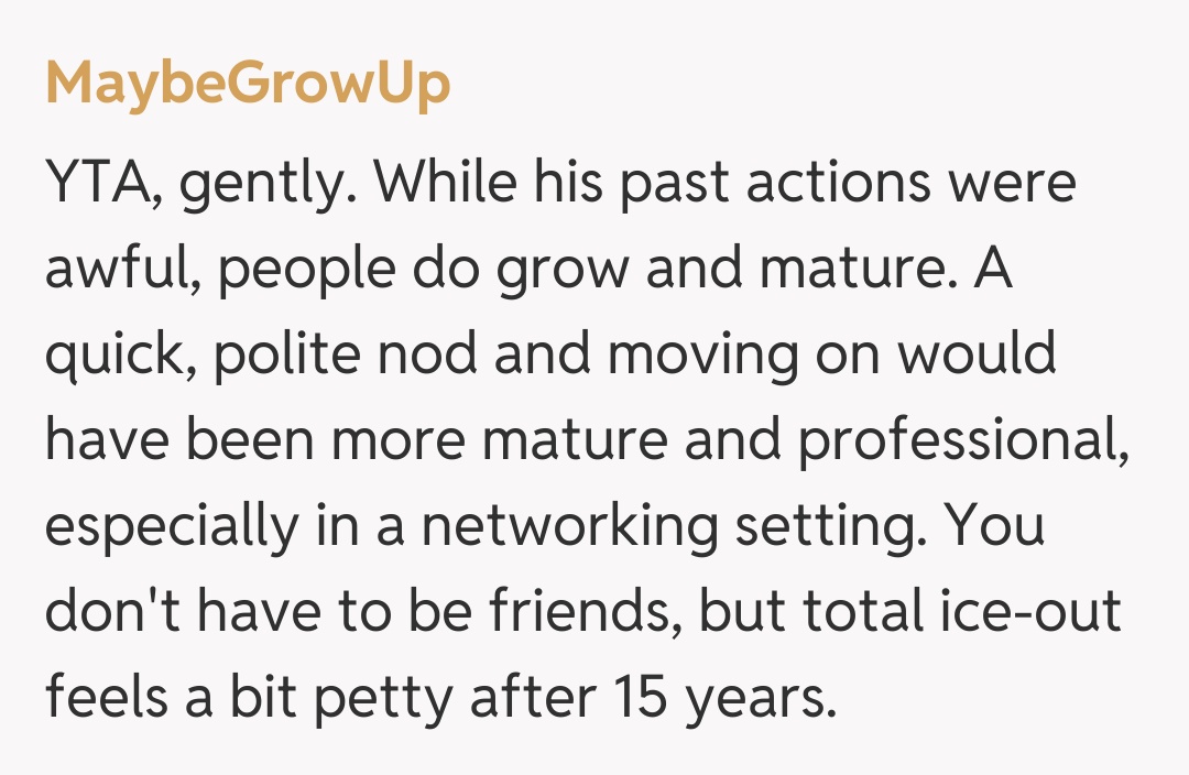 Comentariu de la MaybeGrowUp