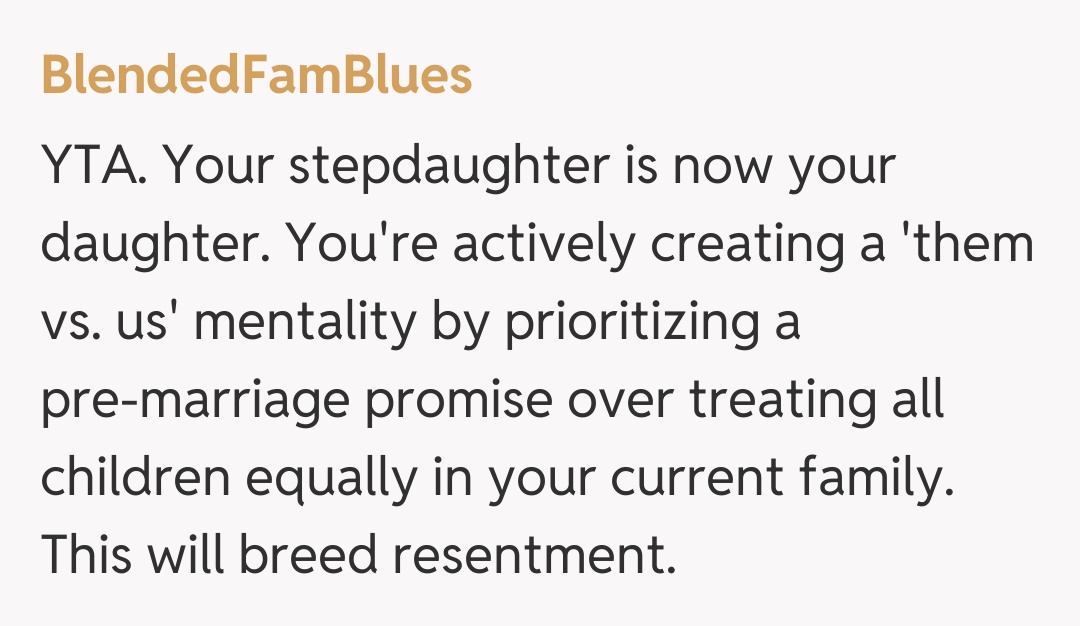 Comentariu de la BlendedFamBlues
