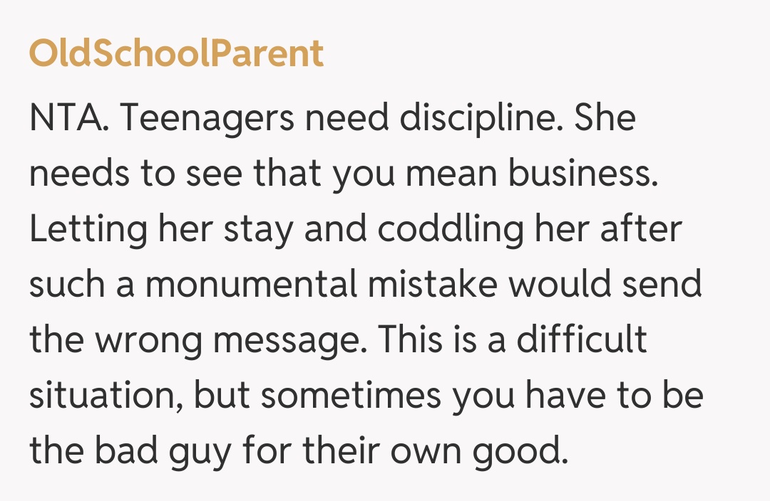Comentariu de la OldSchoolParent
