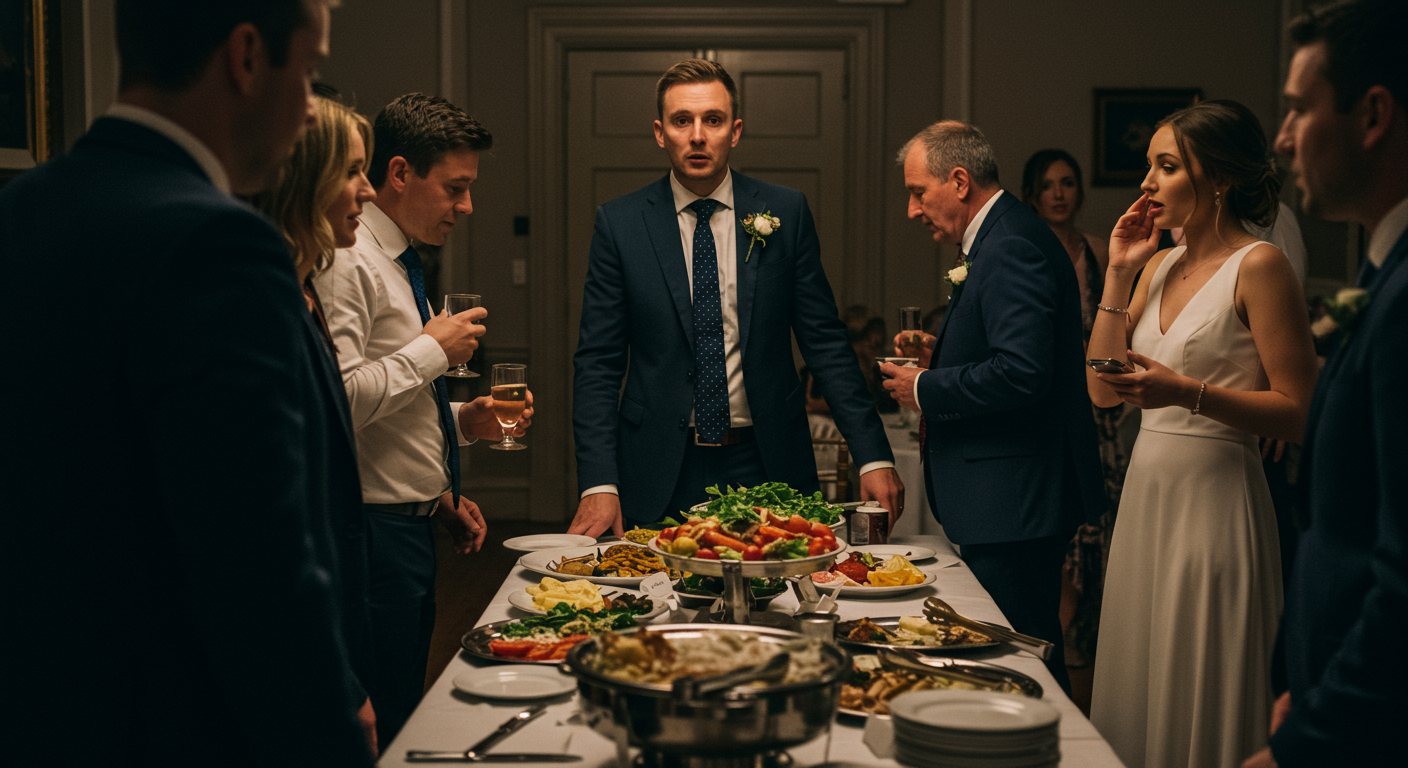 AITAH for leaving a wedding reception early because there was almost literally no food?