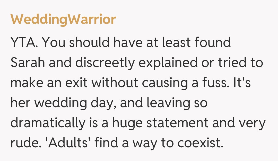 Comentariu de la WeddingWarrior