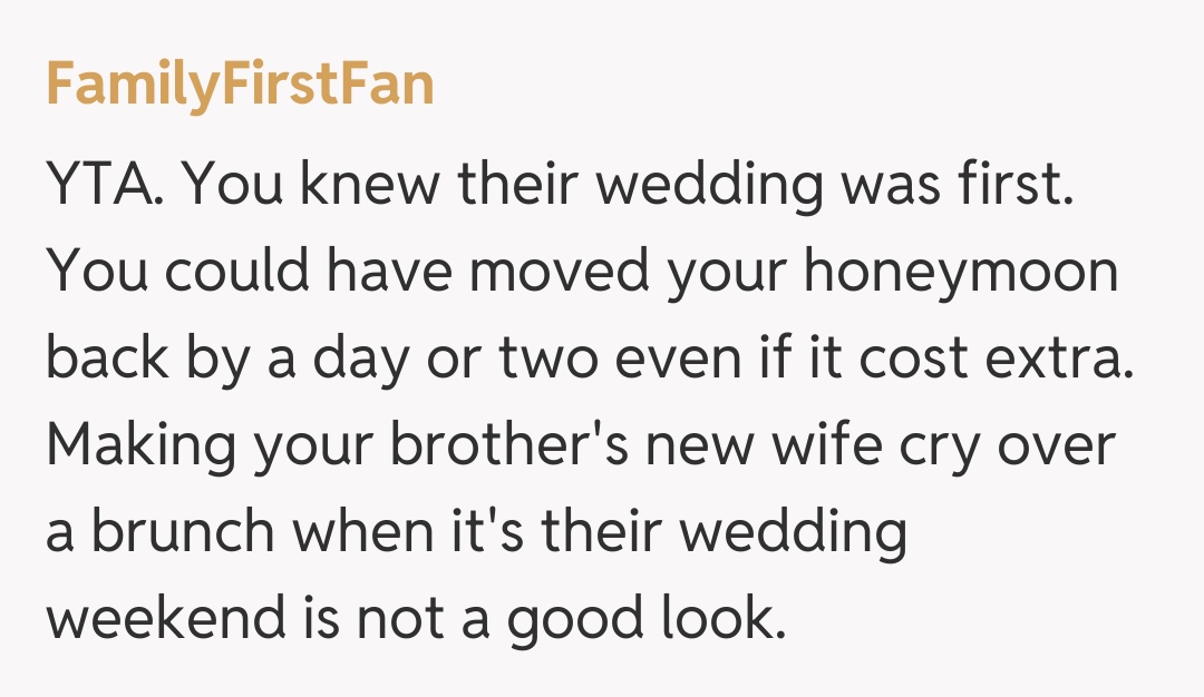 Comentariu de la FamilyFirstFan