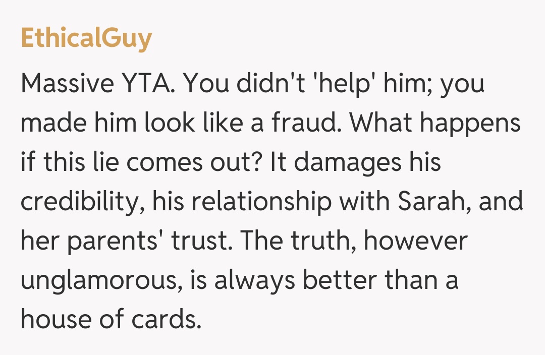 Comentariu de la EthicalGuy
