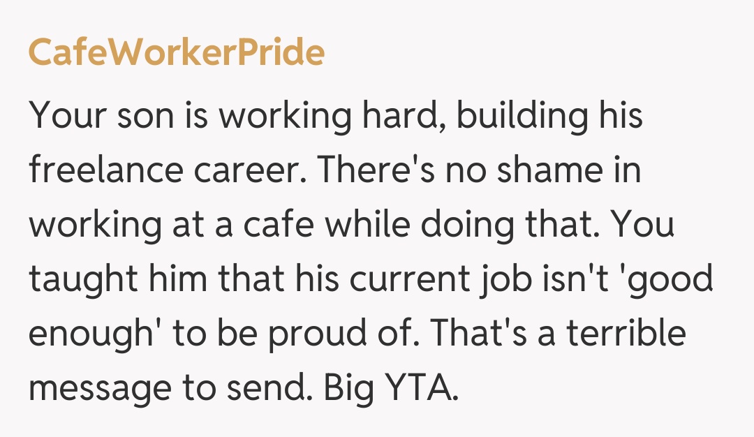 Comentariu de la CafeWorkerPride