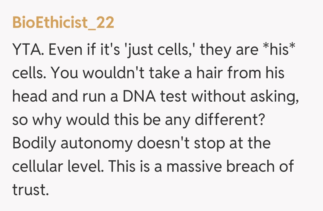 Comentariu de la BioEthicist_22