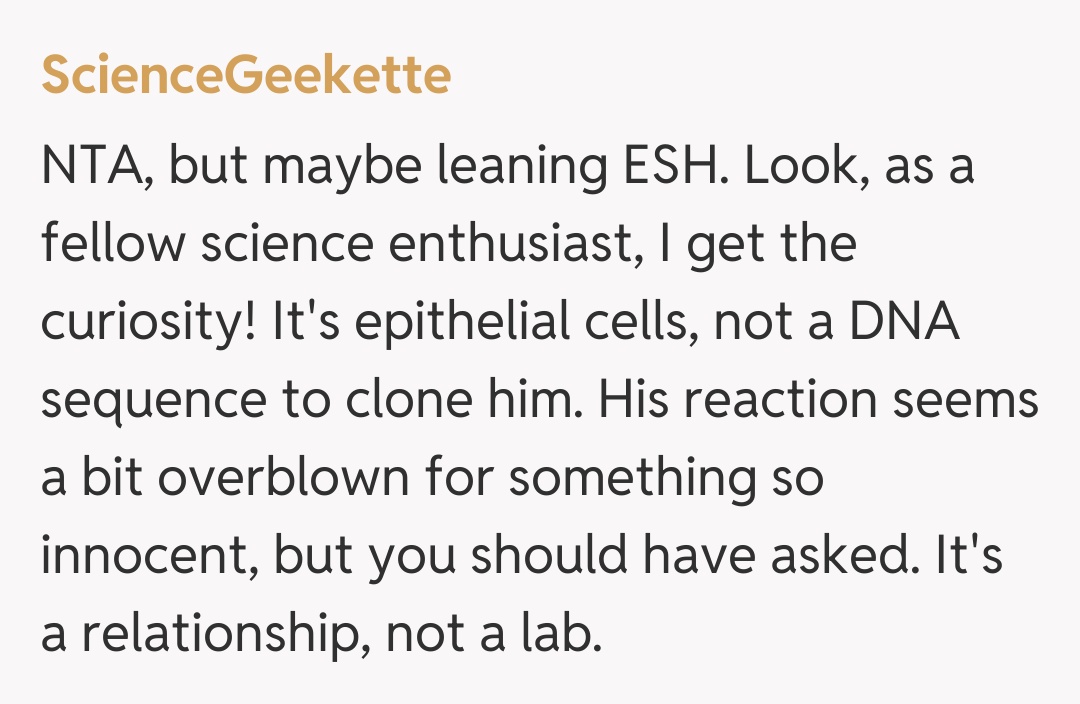 Comentariu de la ScienceGeekette
