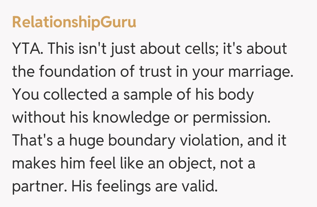 Comentariu de la RelationshipGuru