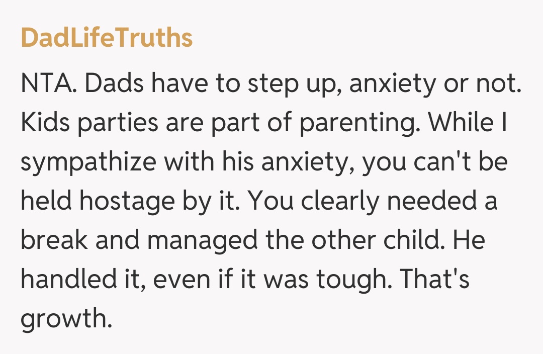 Comentariu de la DadLifeTruths