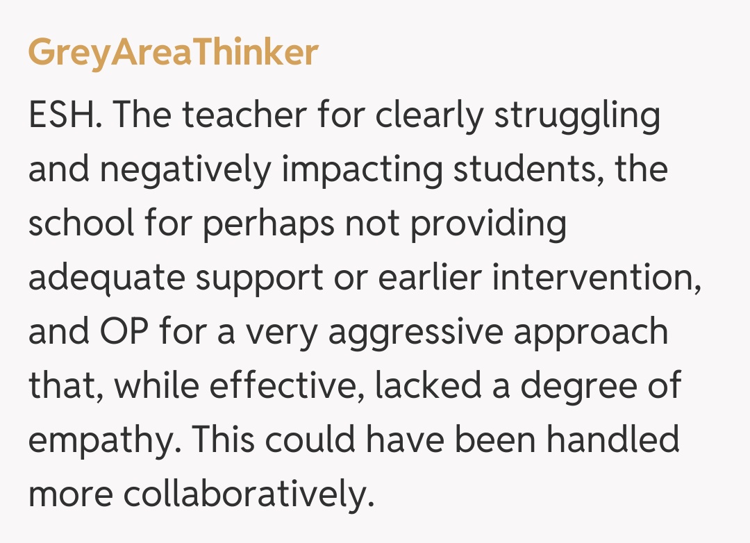 Comentariu de la GreyAreaThinker