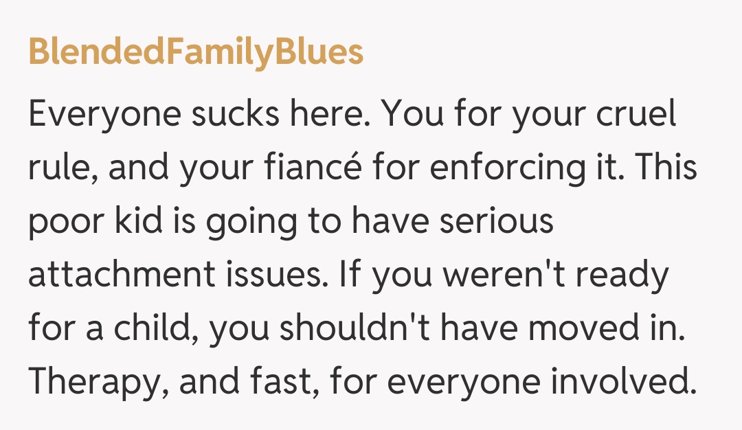 Comentariu de la BlendedFamilyBlues