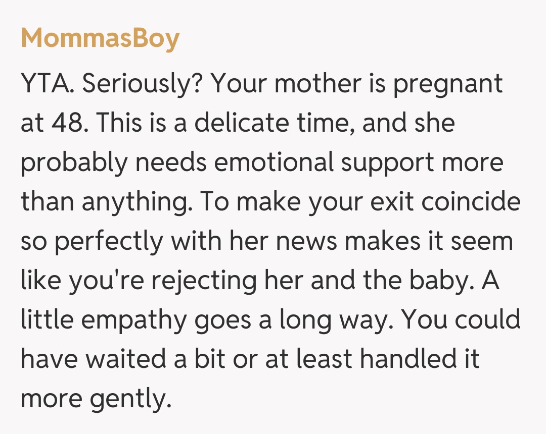 Comentariu de la MommasBoy