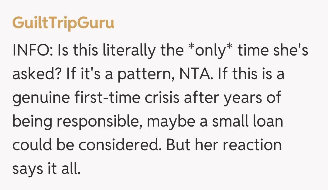 Comentariu de la GuiltTripGuru
