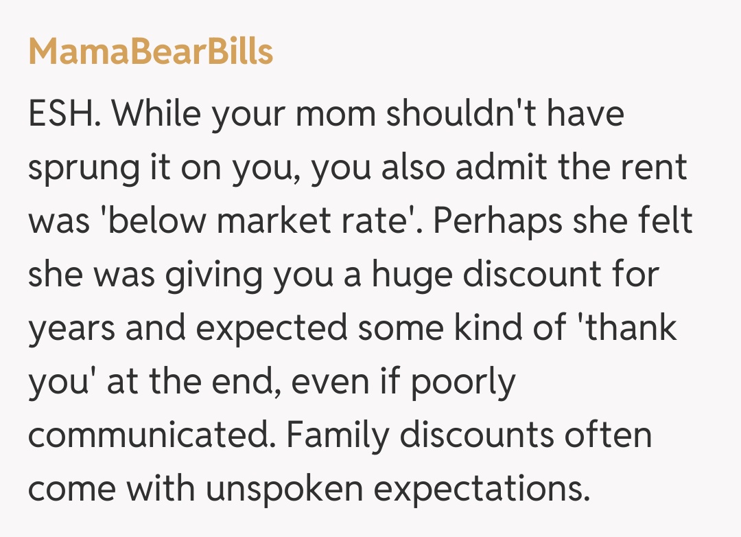 Comentariu de la MamaBearBills