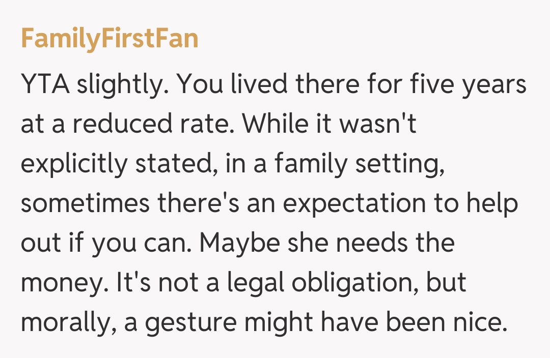 Comentariu de la FamilyFirstFan