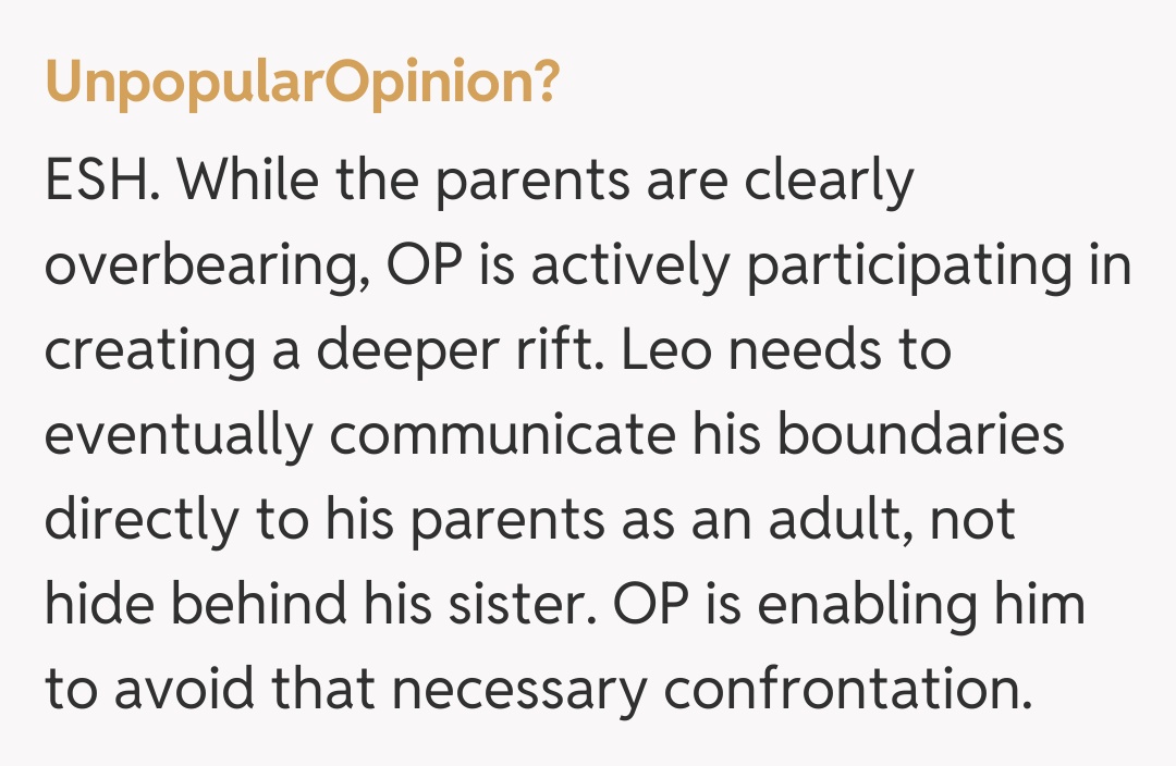 Comentariu de la UnpopularOpinion?