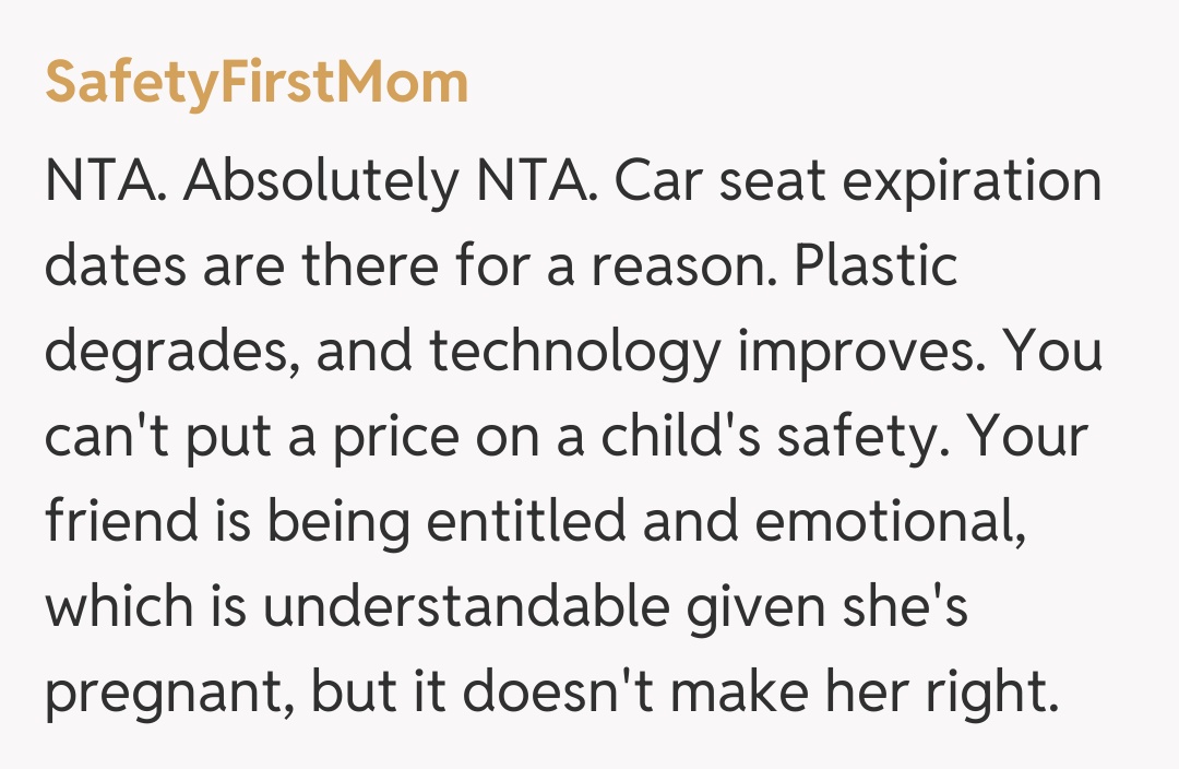 Comentariu de la SafetyFirstMom