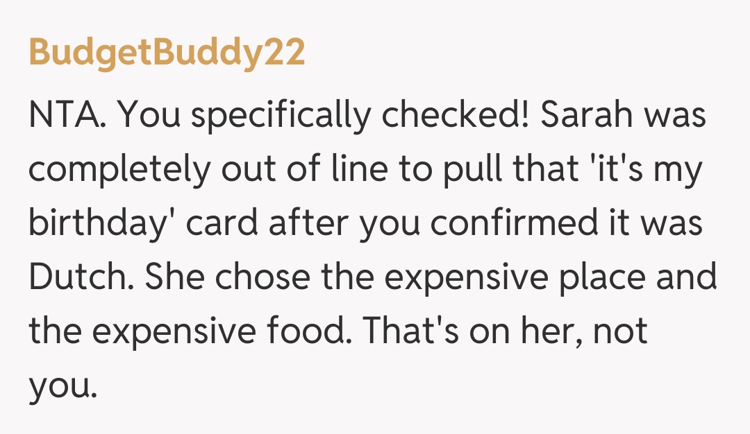 Comentariu de la BudgetBuddy22