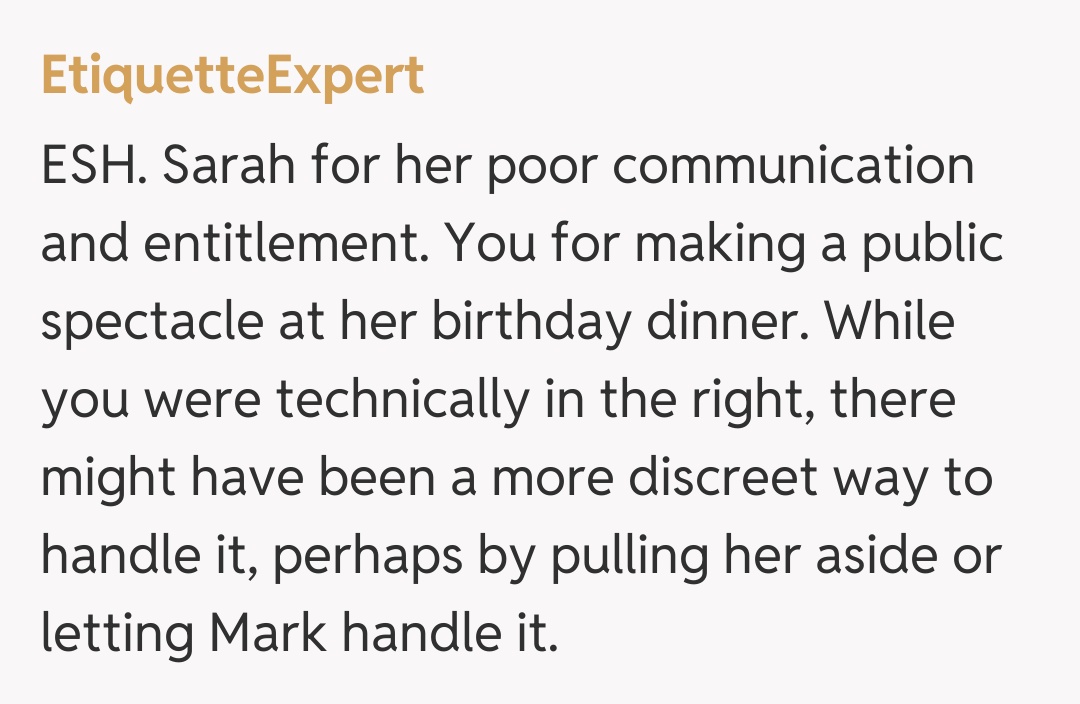 Comentariu de la EtiquetteExpert