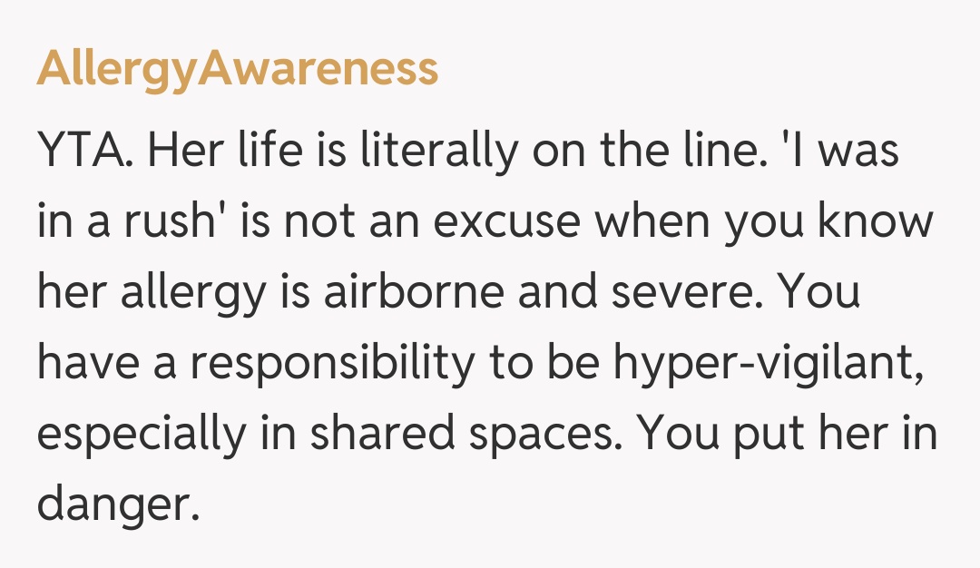 Comentariu de la AllergyAwareness