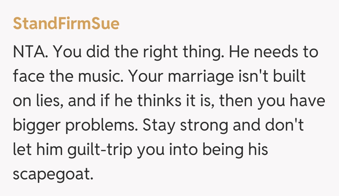 Comentariu de la StandFirmSue