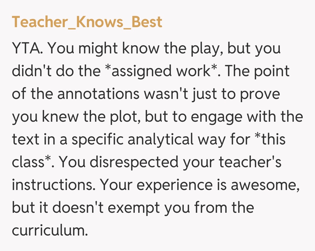 Comentariu de la Teacher_Knows_Best