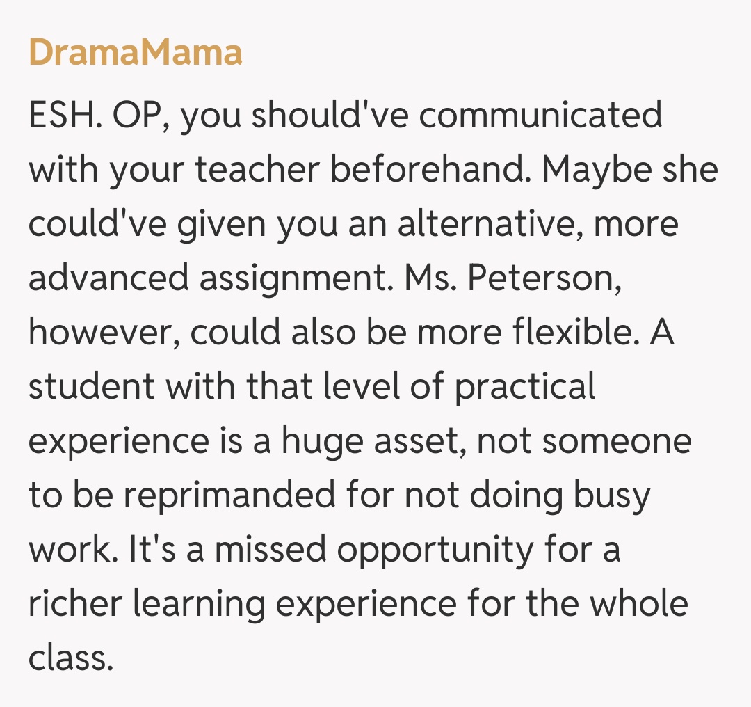 Comentariu de la DramaMama
