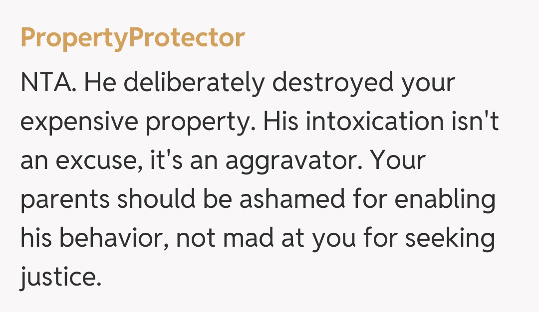 Comentariu de la PropertyProtector