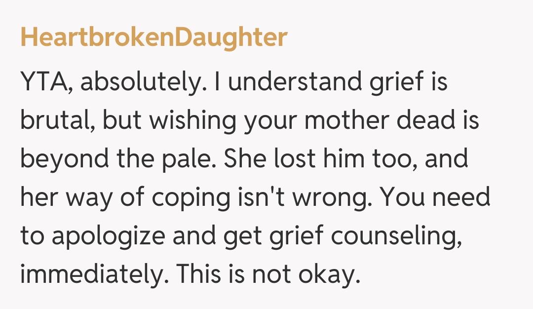 Comentariu de la HeartbrokenDaughter