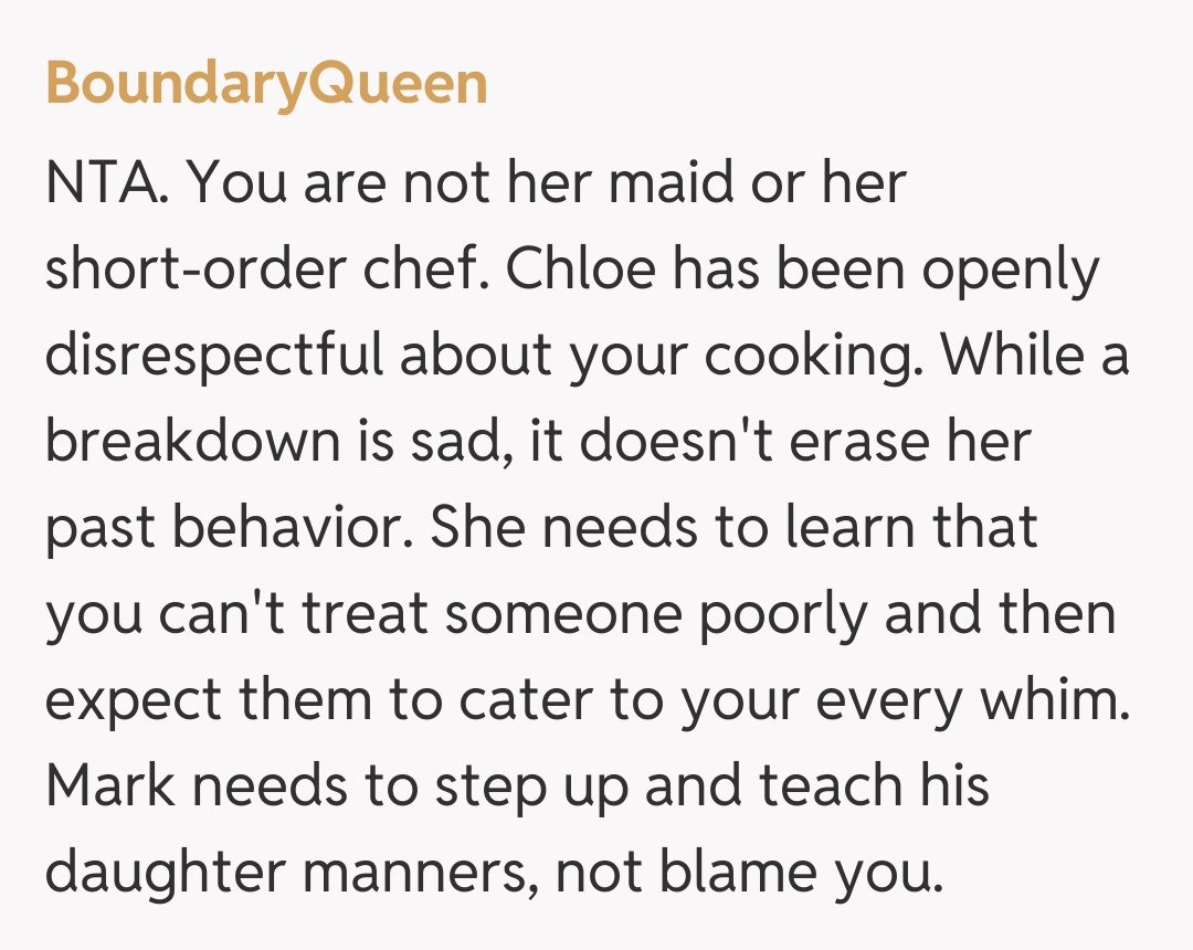 Comentariu de la BoundaryQueen