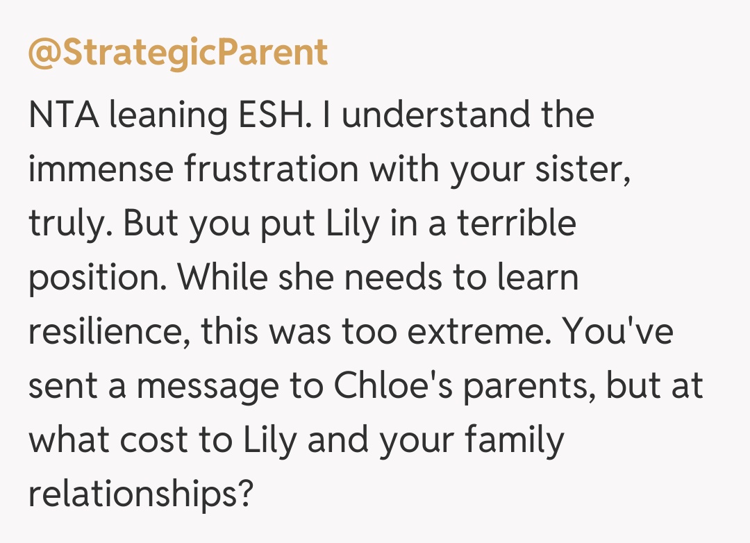 Comentariu de la @StrategicParent