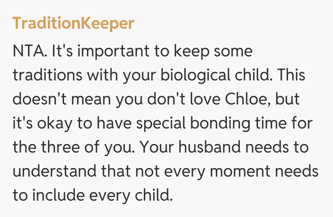 Comentariu de la TraditionKeeper