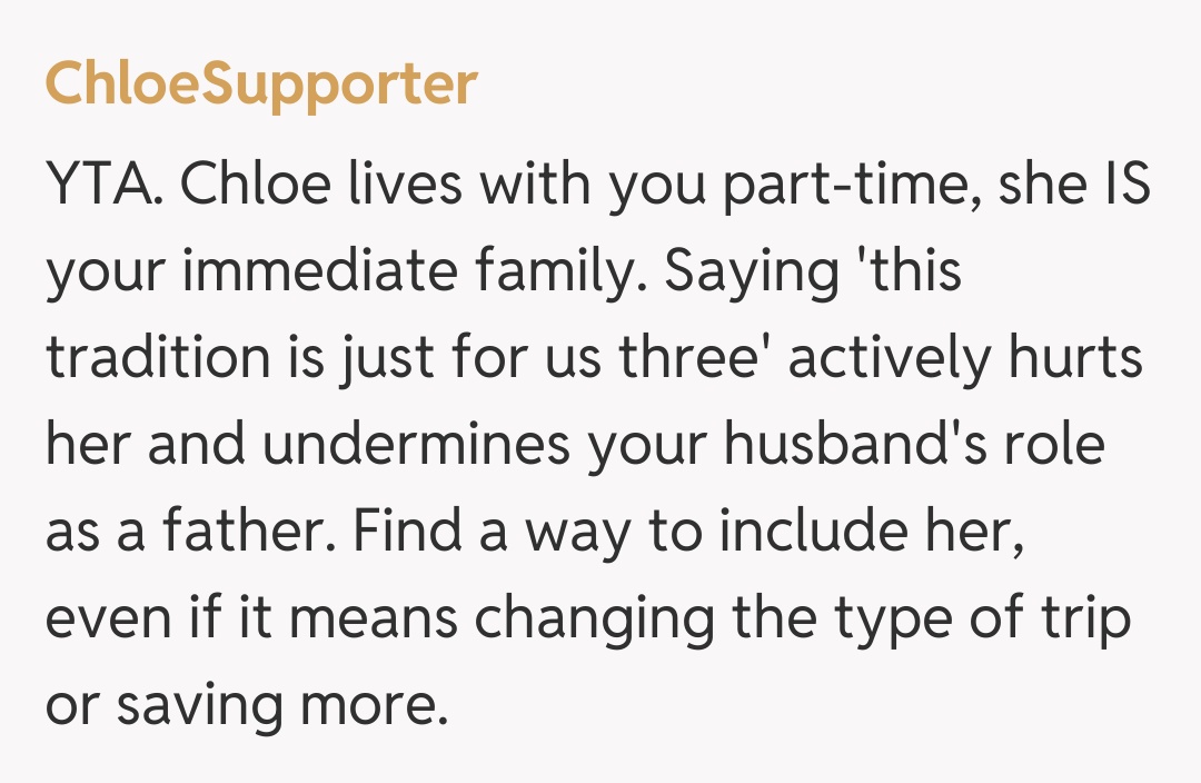 Comentariu de la ChloeSupporter