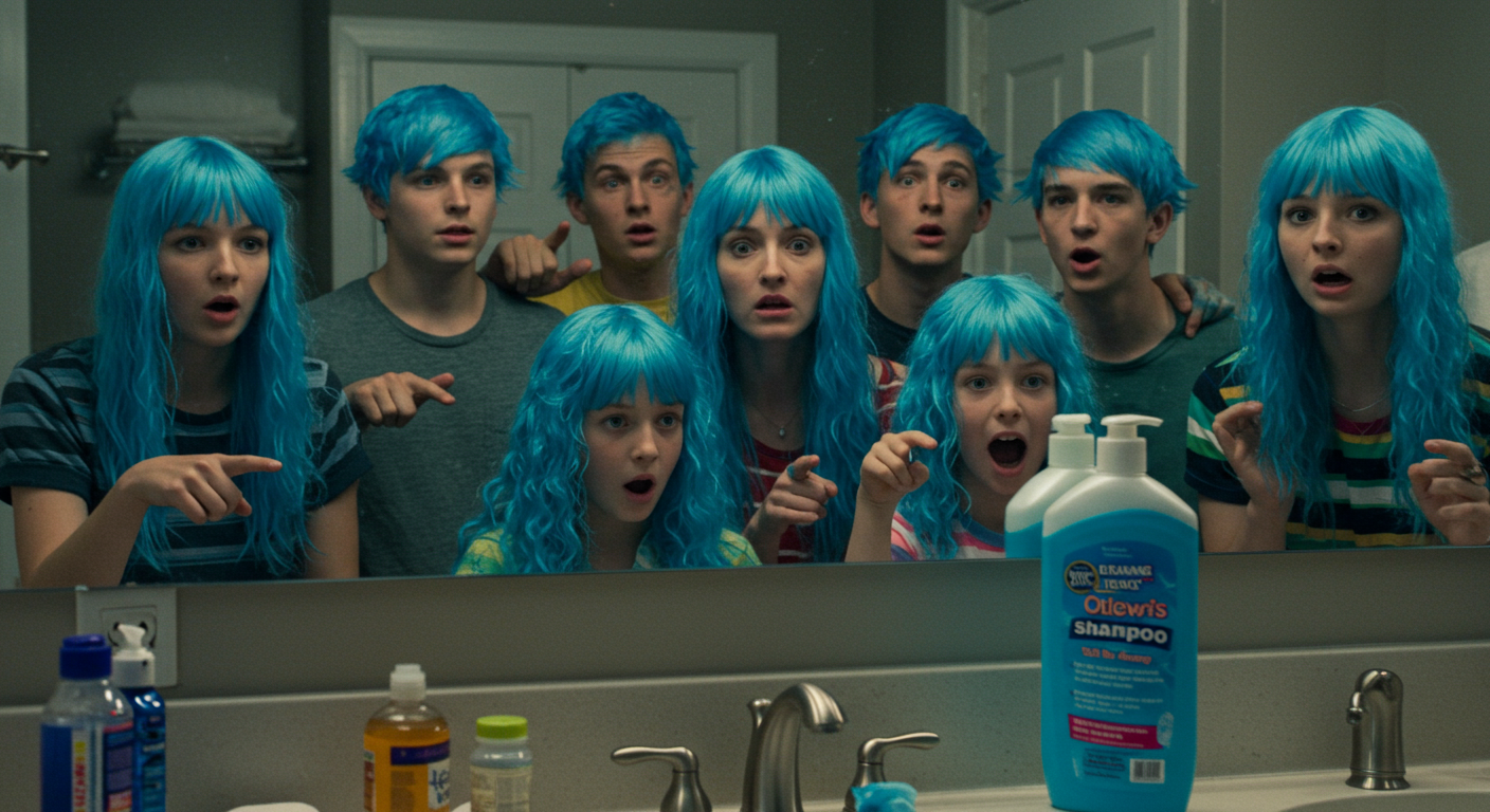 AITAH for secretly turning my entire family blue?