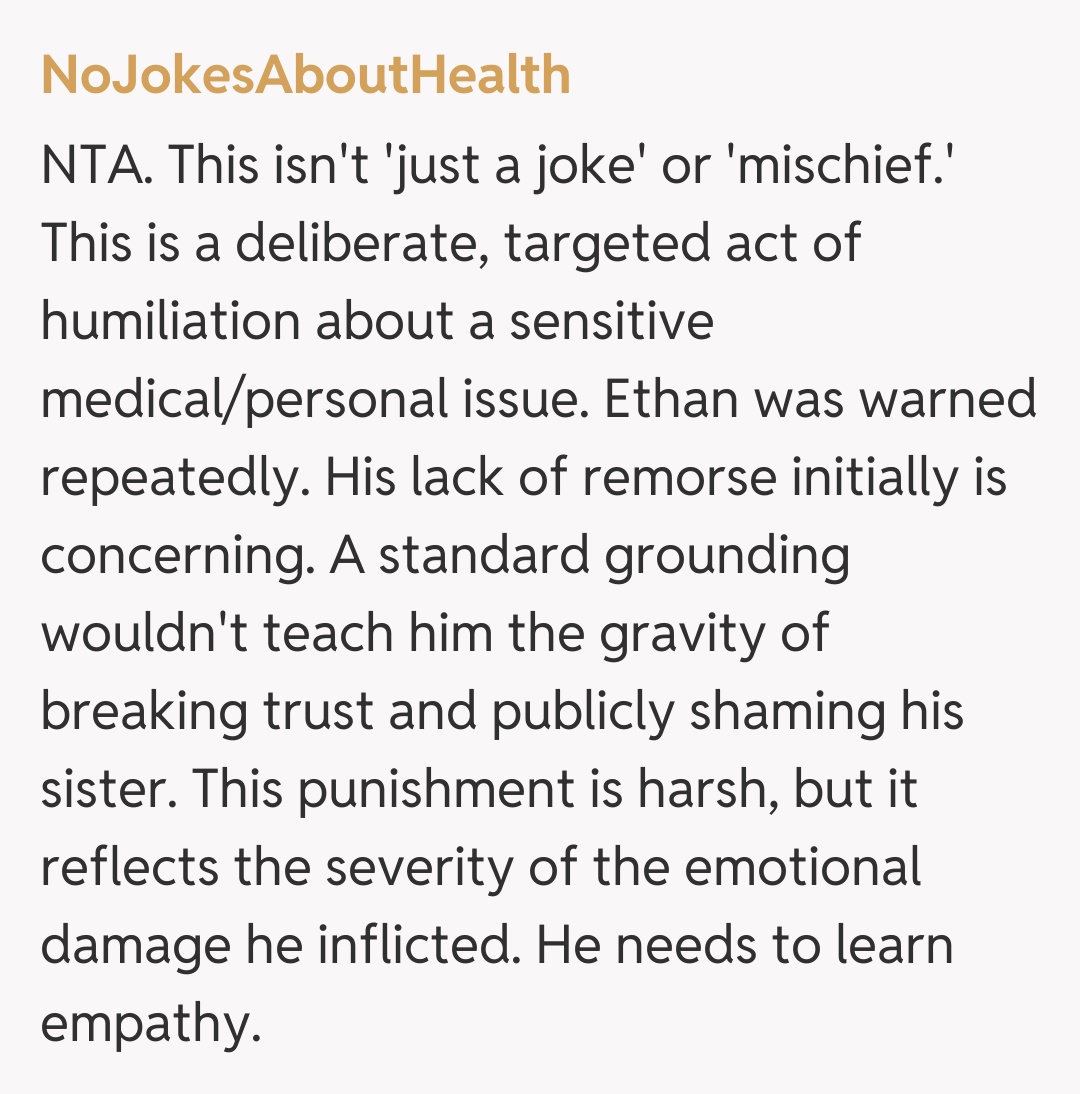 Comentariu de la NoJokesAboutHealth