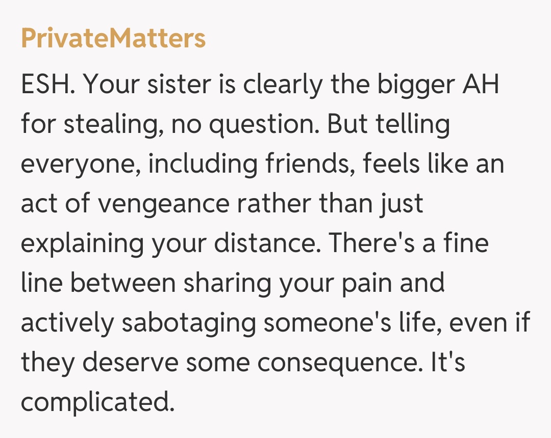 Comentariu de la PrivateMatters